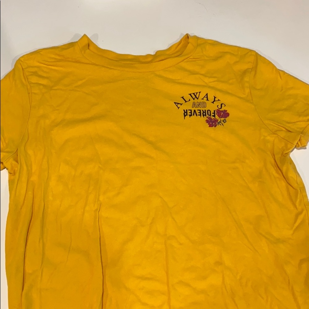 Yellow Volcom Don’t Even Trip Ringer Tee